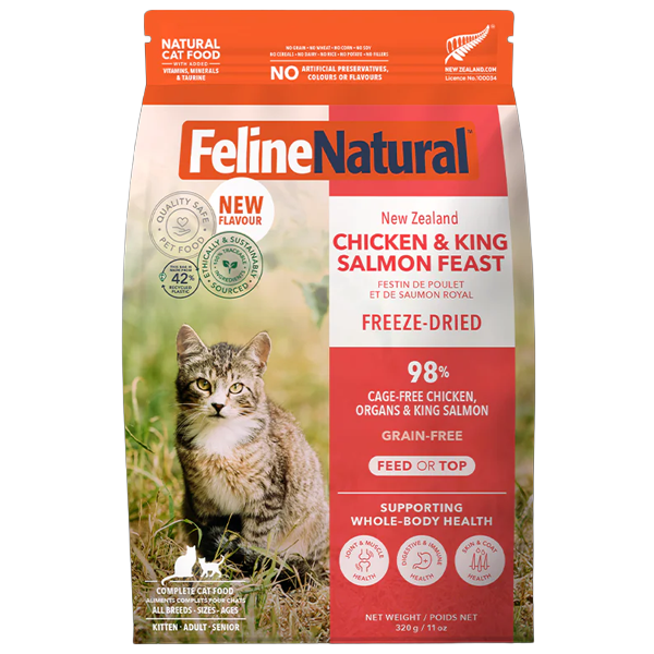 Feline Natural Cat FD Chkn & Sal 11oz