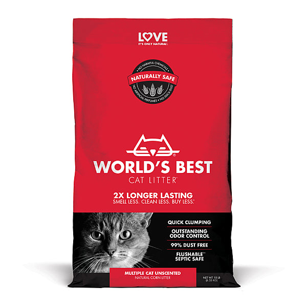 WB Cat Litter Unscented Multi Cat 14lbs
