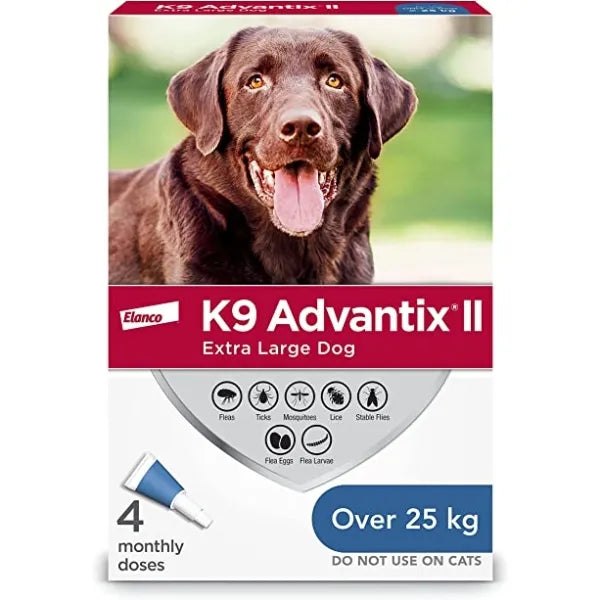 K9 Advantix II 2ds 25kg+