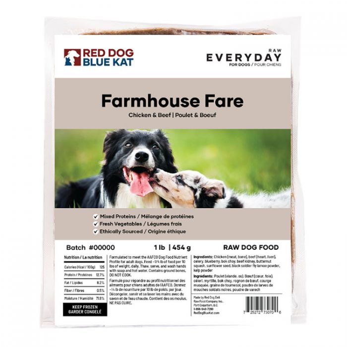 RDBK Dog Everyday Raw Farmhouse Fare 1 lb