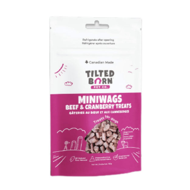 TB Treats Miniwags Beef and Cranberry 100g