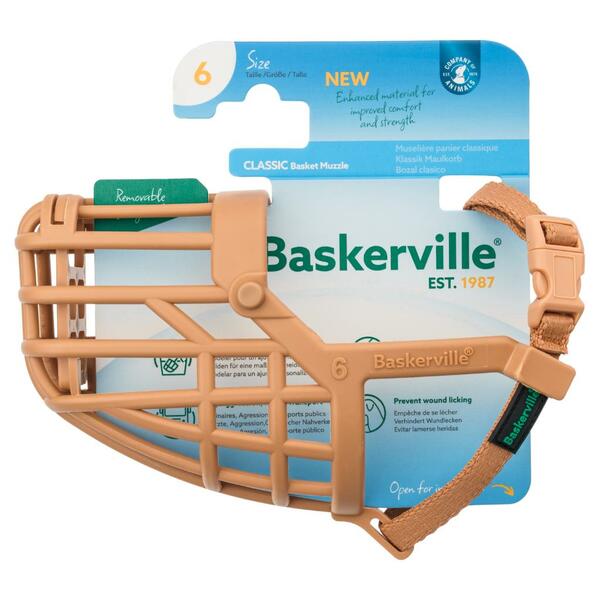 COA Baskerville Classic Basket Muzzle Size 6