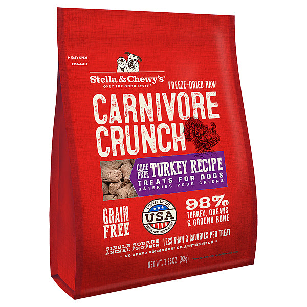 S&C FD Carnivore Crunch Cage Free Turkey 3.25oz