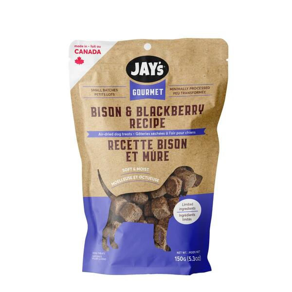 Jay's Gourmet Bison/Blkbry 150g