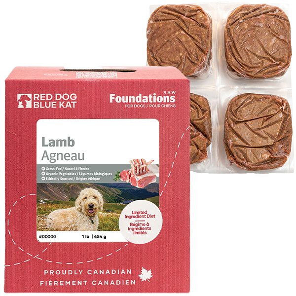 RDBK Dog Foundations Lamb 4x0.25 lbs