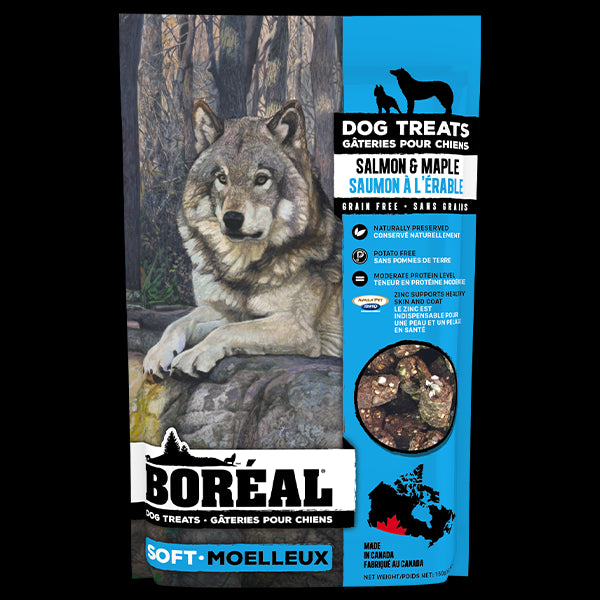BOREAL Dog Treat Salmon & Maple 150g