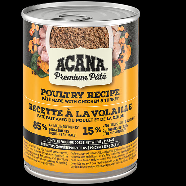 ACN Dog Premium Pate Poultry 363g