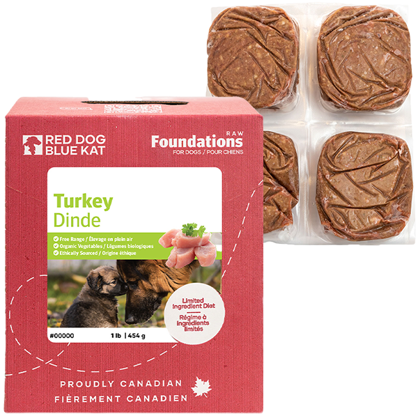 RDBK Dog Foundations Turkey 4x0.25 lbs