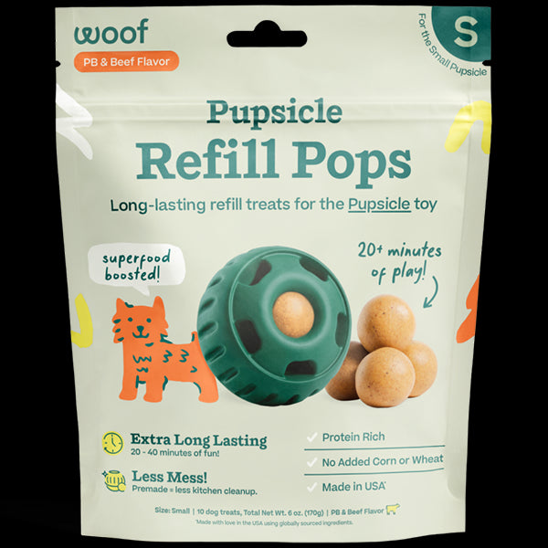 WP Dog Pupsicle Pops Beef/ P Butter Sml