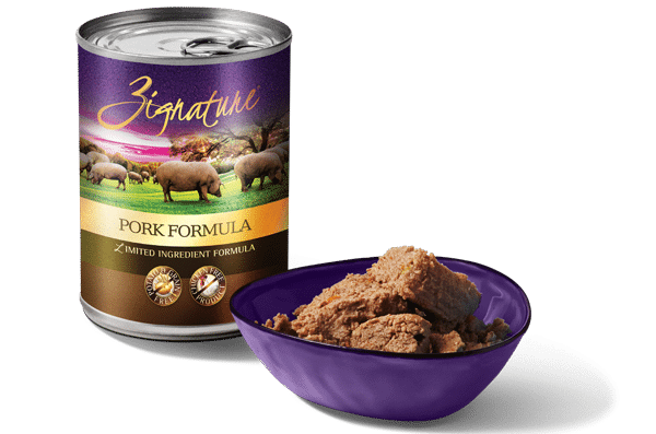 ZIG Pork LID Canned Dog Food 13oz