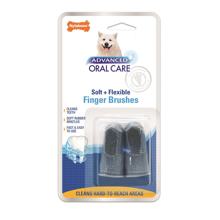 NB Advanced Oral Care Finger Brush 2pk