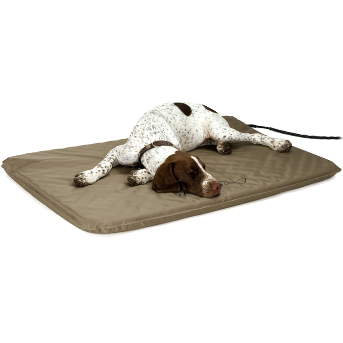 Lectro Soft Outdoor Heated Bed Brown 25x36"