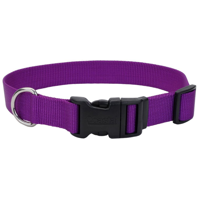 Coastal Tuff Nylon Collar Purple 8-12x3/8"