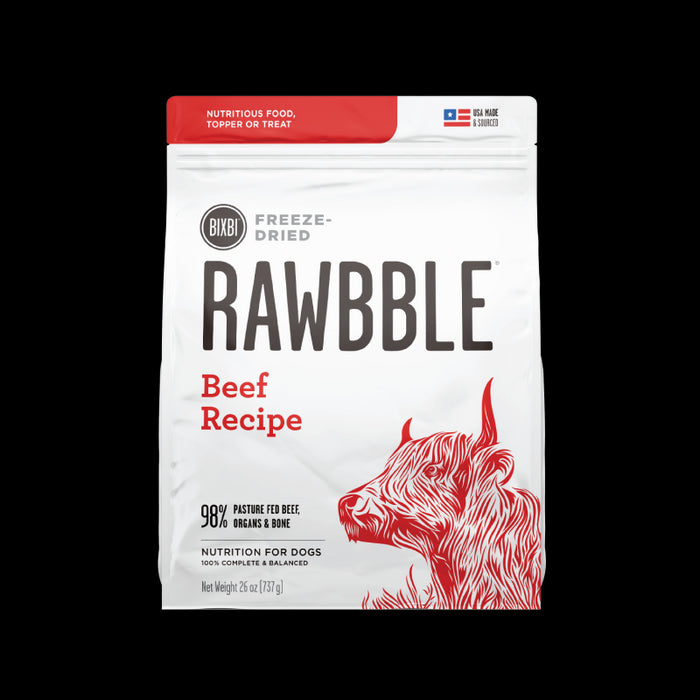 Rawwble Beef FD Dog Food 26oz