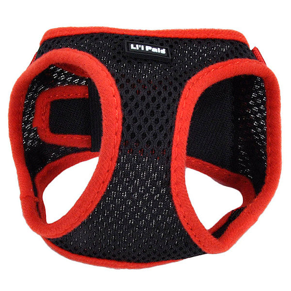 Lil Pals Comfort Mesh Harness Black 6-8"