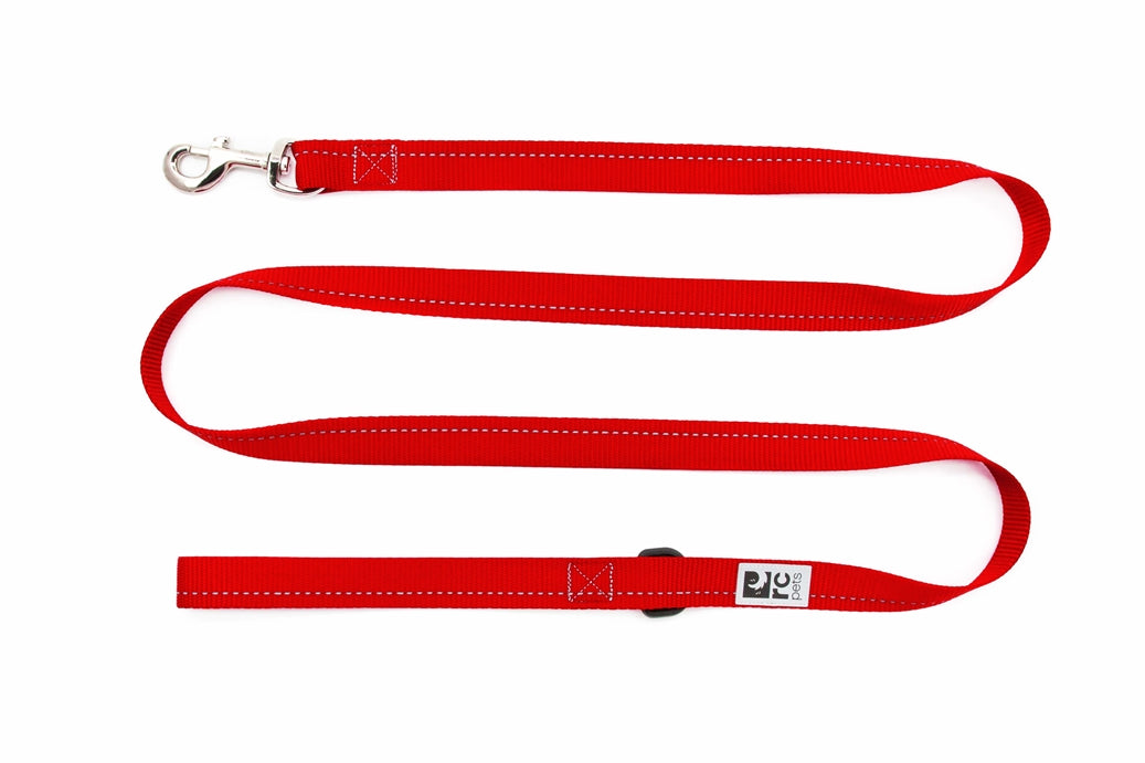 RC Pets Primary Dog Leash 6FT- Red