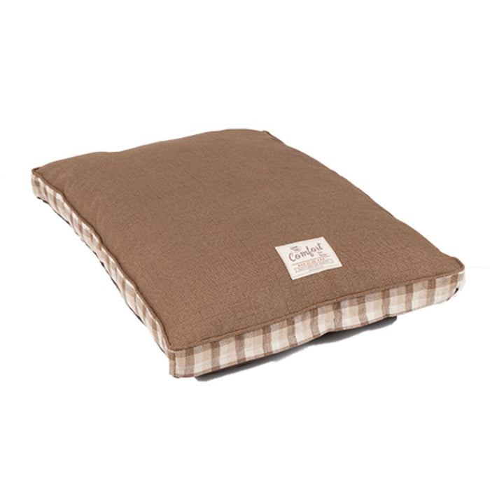 Happy Tails Fresh Linen Bed Chocolate 36 x 27"