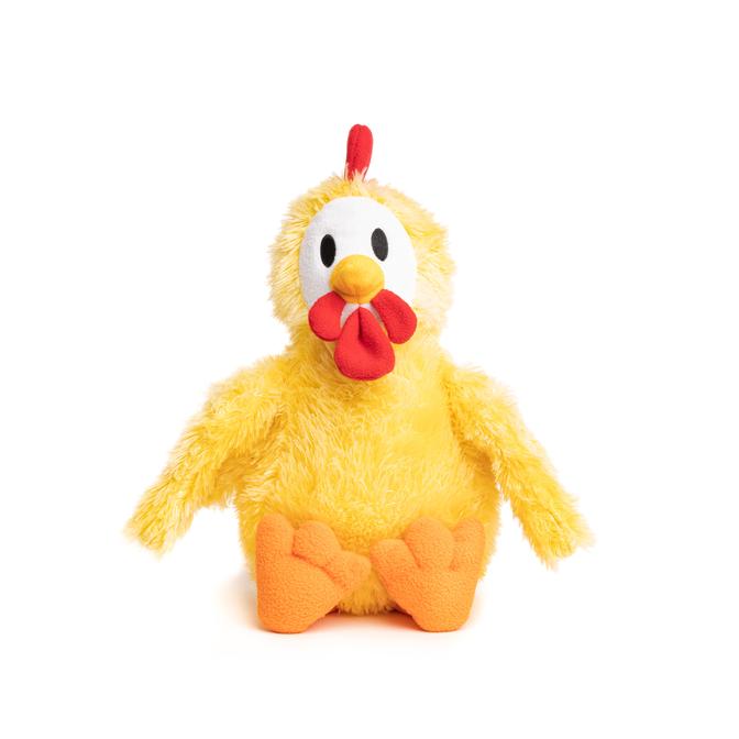 Fabdog Fluffy Dog Toy Chicken Small