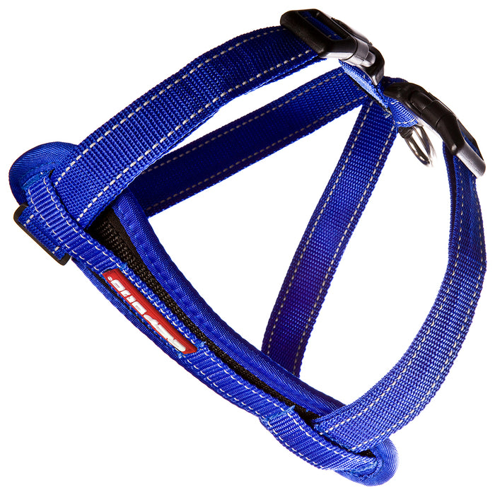 EZ Harness w/Reflective Piping Med Blue