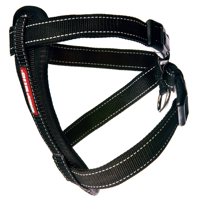EZ Harness w/Reflective Piping Med Black