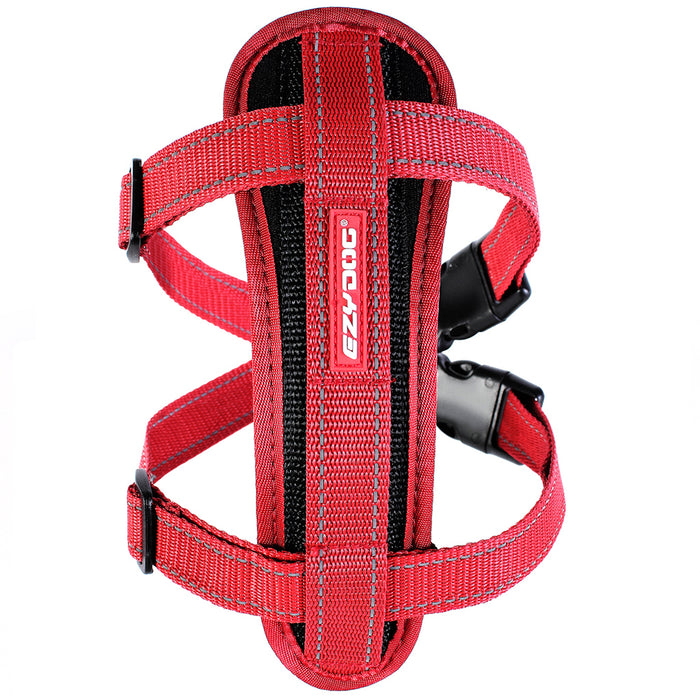 EZ Harness w/Reflective Piping  XLrg Red