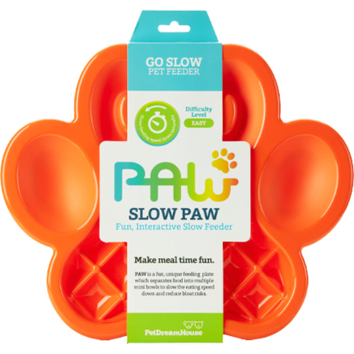 PAW Slow Feeder Orange