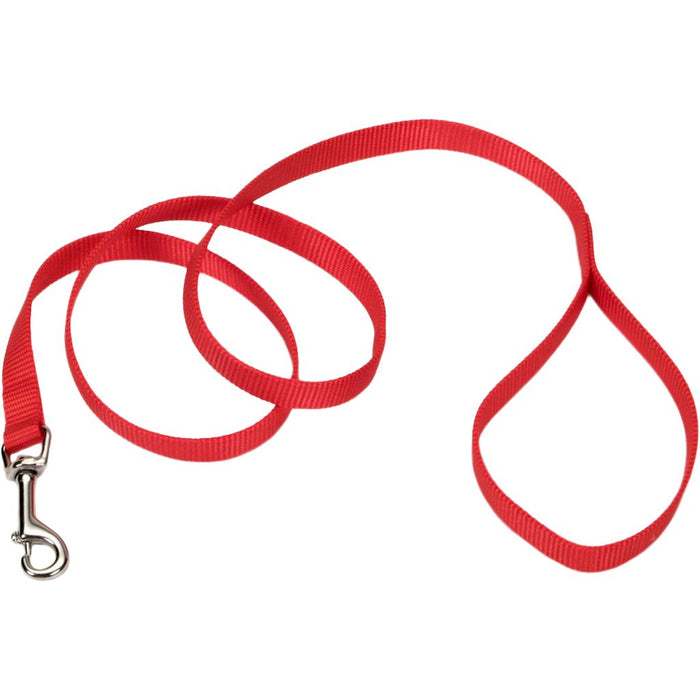 Coastal Nylon Lead Red 4'x5/8"