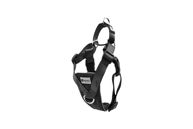 Tempo No Pull Harness Heather Black Medium