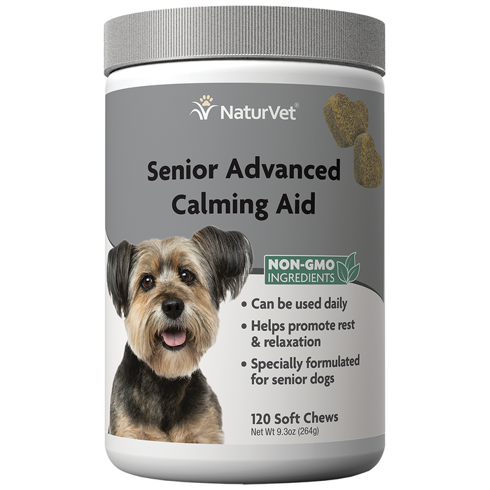 NaturVet Senior Advanced Calming Aid Soft Chew 120 ct