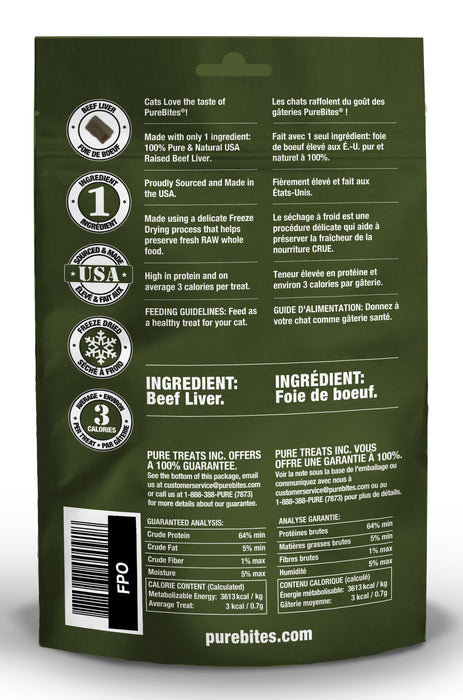 PB FD Beef Liver Cat Treats 44g