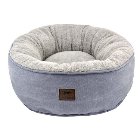 Tall Tails Donut Bed Charcoal Sm 18"
