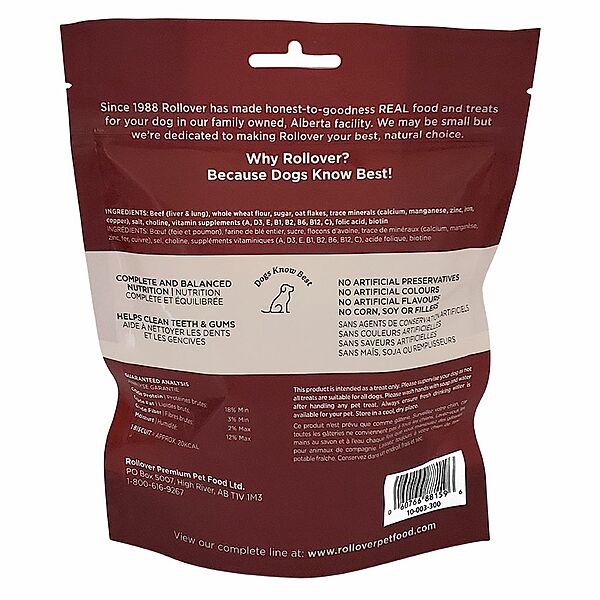 Rollover Gourmet Crunchy Biscuits Beef Sml