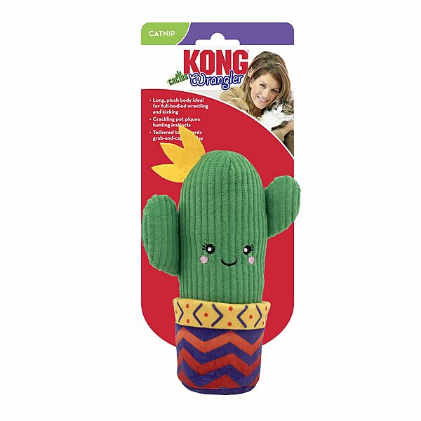 Kong Wrangler Cactus 3in1 Cat Toy