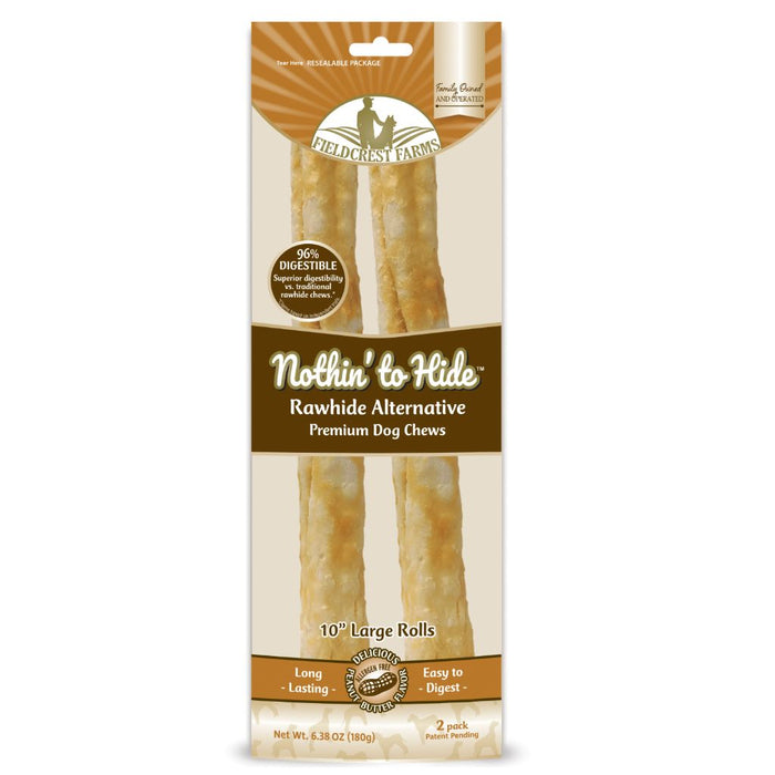 Nothin' to Hide Roll, Peanut Butter, Large 10" 2pk