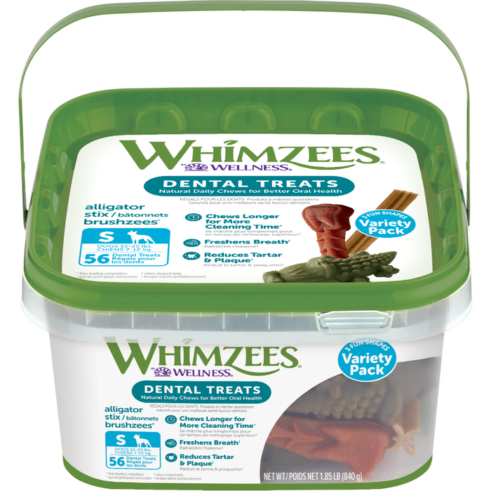 Whimzees Variety Pack Small 56PK