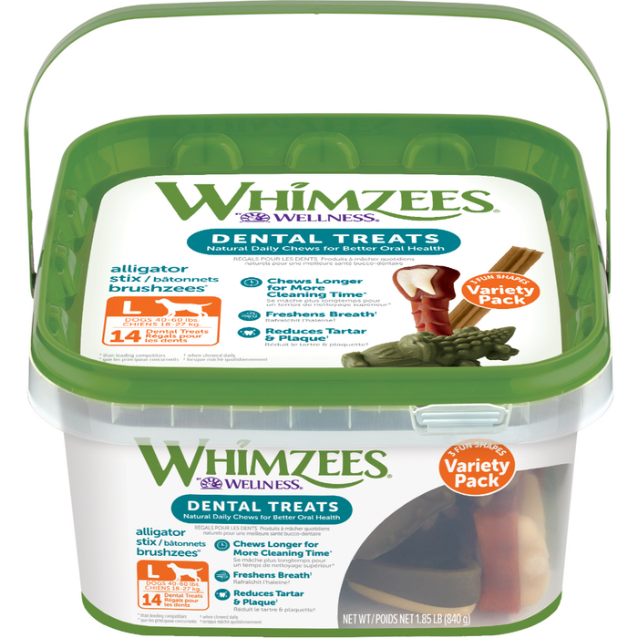 Whimzees Variety Pack Large 14PK