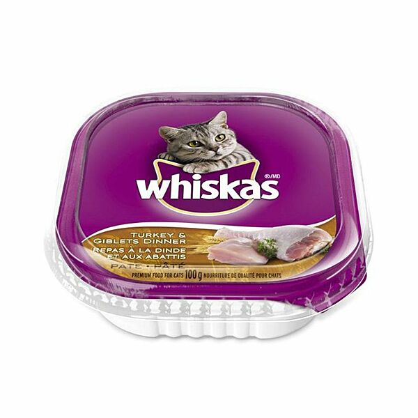 Whiskas Turkey/Giblets Dinner 100g