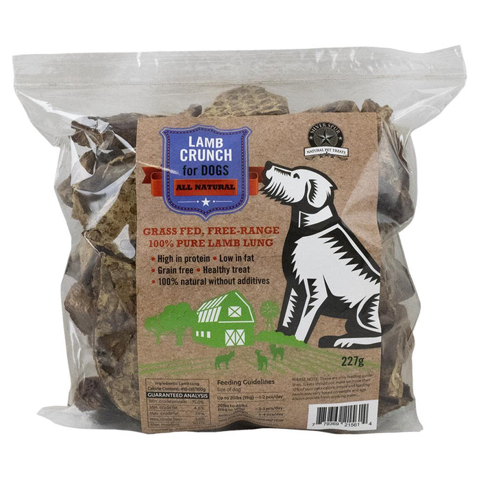Silver Spur Natural Lamb Lung Crunch 227gm