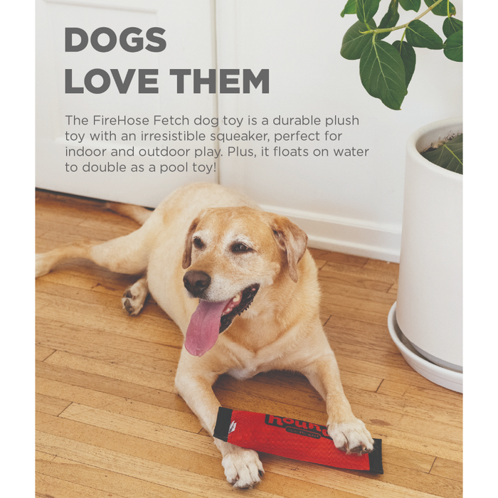 Fire Hose Squeak n' Fetch Large