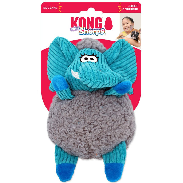 Kong Sherps Floofs Elephant Dog Toy