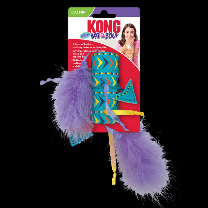 Kong Bat-A-Bout Vibz Roller Cat Toy