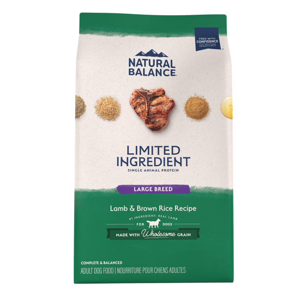 NB LID  Lamb & Brown Rice Large Breed 26lbs