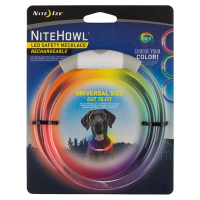 NiteHowl LED Safety Necklace DISCO