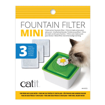 Catit 2.0 Mini Fountain Replacement Filter,3pk