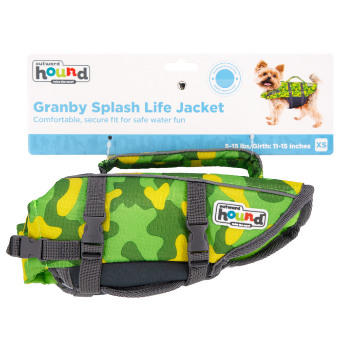 Granby Splash Life Jacket Camo XSmall