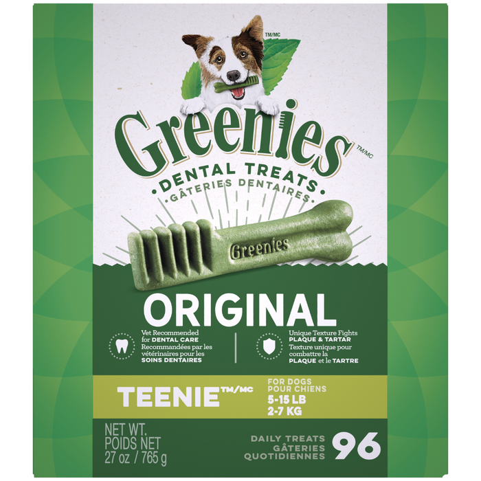 Greenies Dental Treat Teenie 27oz, 96