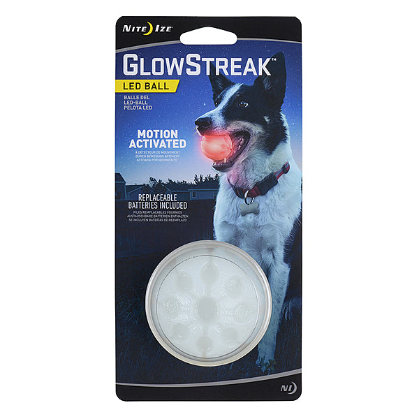 Night Ize Glow Streak LED RED Ball