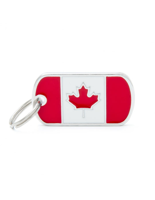 Canadian Flag ID Tag