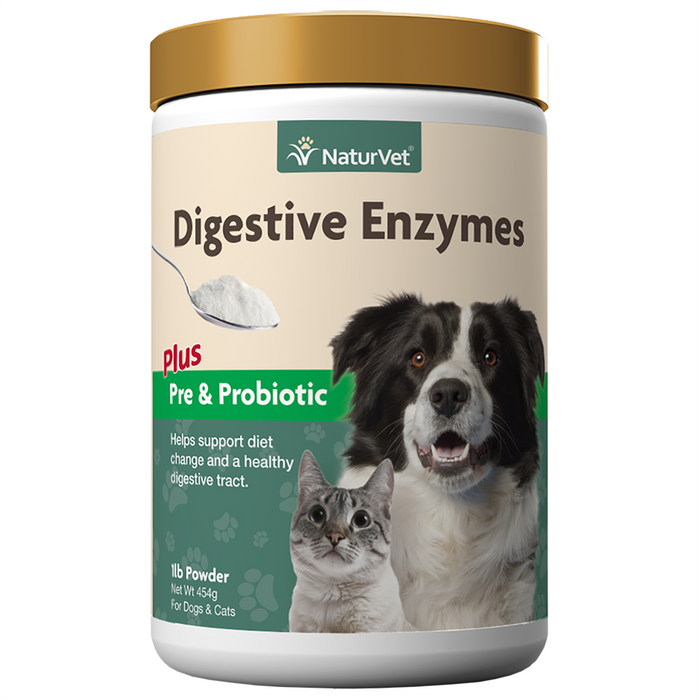 Naturvet Digestive Enzymes & Probiotics 1 lb