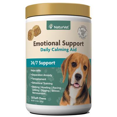 NaturVet Emotional Support Soft Chew 120ct